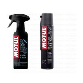 Motul E1 Wash Wax 400 ml Motosiklet Yağı