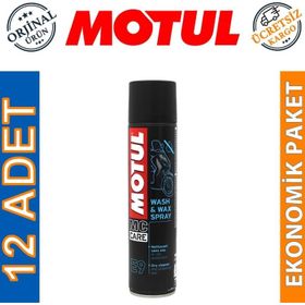 Motul E9 Wash Wax Spray 400 ml 12'li Parlatma Cilası