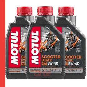Motul Scooter Power 5W40 4T MA 1 lt 3'lü Motorsiklet Yağı