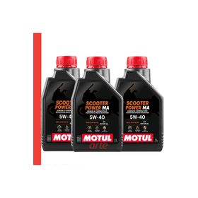 Motul Scooter Power 5W40 4T MA 1 lt 3'lü Motorsiklet Yağı
