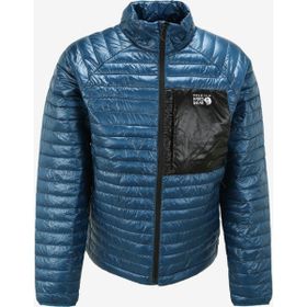 Mountain Hardwear 2058781418_OM0131 Mavi Dik Yaka Erkek Mont