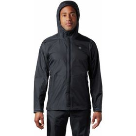 Mountain Hardwear Acadia Siyah Erkek Yağmurluk