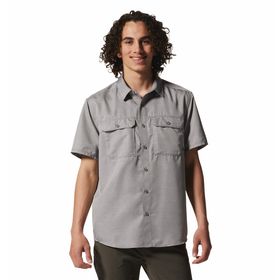 Mountain Hardwear Canyon Kısa Kollu Gri Erkek Gömlek
