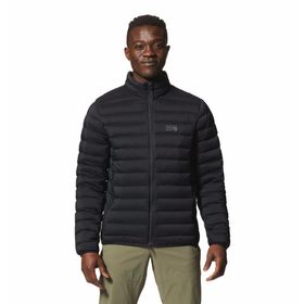 Mountain Hardwear Deloro Down Siyah Erkek Kaz Tüyü Mont