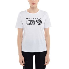 Mountain Hardwear Mhw Logo Kadın Beyaz Kısa Kollu T-shirt