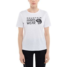 Mountain Hardwear Mhw Logo Kadın Beyaz Kısa Kollu T-shirt