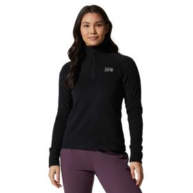 Mountain Hardwear Microchill 2.0 Zip Kadın Polar Siyah Sweatshirt