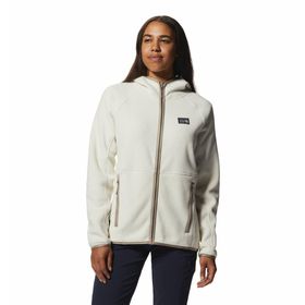 Mountain Hardwear Polartec Double Brushed Full Zip Hoody Kadın Polar Üst Gri Sweatshirt