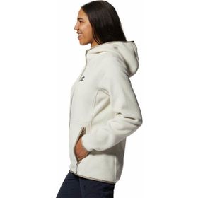 Mountain Hardwear Polartec Double Brushed Full Zip Hoody Kadın Polar Üst Gri Sweatshirt