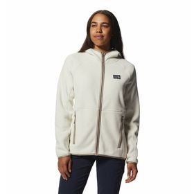 Mountain Hardwear Polartec Double Brushed Full Zip Hoody Kadın Polar Üst Gri Sweatshirt