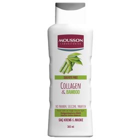 Mousson Kolajen & Bambu içeren Yoğunlaştırıcı Hacim Veren Sülfatsız 365 ml Saç Bakım Krem and Maskesi