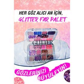 MOV Glitter No: 03 12'li Far Paleti
