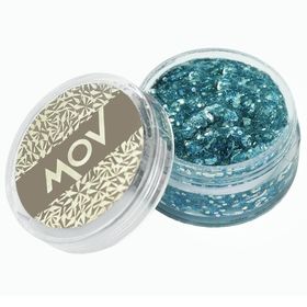 MOV Glitter No: 5 Mavi Jel Formlu Parlak 12 ml Makyaj Simi