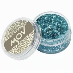 MOV Glitter No: 5 Mavi Jel Formlu Parlak 12 ml Makyaj Simi