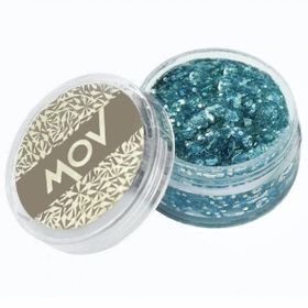 MOV Glitter No: 5 Mavi Jel Formlu Parlak 12 ml Makyaj Simi