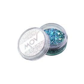 MOV Glitter No: 5 Mavi Jel Formlu Parlak 12 ml Makyaj Simi