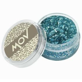 MOV Glitter No: 5 Mavi Jel Formlu Parlak 12 ml Makyaj Simi