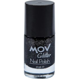 MOV Glitter No:03 siyah Oje