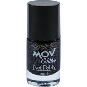 MOV Glitter No:03 siyah Oje