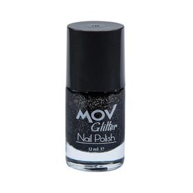 MOV Glitter No:03 siyah Oje