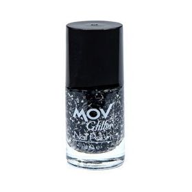 MOV Glitter No:04 Oje siyah beyaz