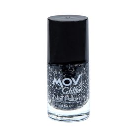 MOV Glitter No:04 Oje siyah beyaz