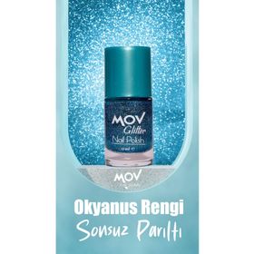 MOV Glitter No:10 Oje mavi