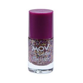 Mov Glitter Oje No.09 Morlu Kırçıl 1 adet