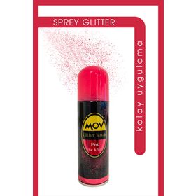 MOV Pembe Glitter Sprey