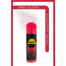 MOV Pembe Glitter Sprey