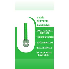 MOV Yeşil Glitter Eyeliner
