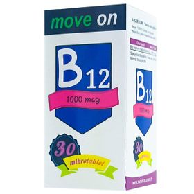 Move On Vitamin B12 1000 mcg 30 Tablet