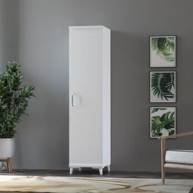 Movemo 180x48x45 cm Tek Kapaklı Banyo Dolabı