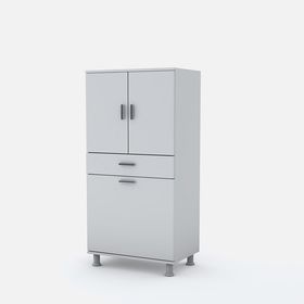 Movemo Eko 110 2 Kapaklı Sepetli 150x60x40 cm Banyo Dolabı
