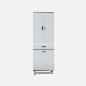 Movemo Eko 119 2 Kapaklı Sepetli 180x60x40 cm Banyo Dolabı