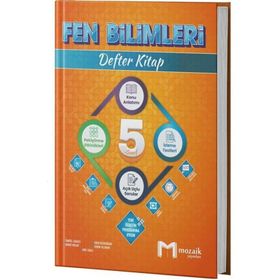 Mozaik Yayınları 5. Sınıf 2025 Fen Bilimleri Defter Kitap