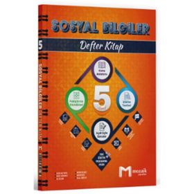 Mozaik Yayınları 5. Sınıf 2025 Sosyal Bilgiler Defter Kitap