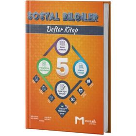 Mozaik Yayınları 5. Sınıf 2025 Sosyal Bilgiler Defter Kitap