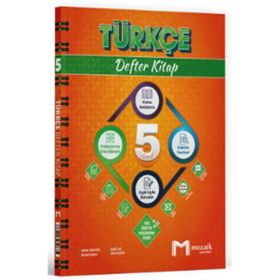 Mozaik Yayınları 5. Sınıf 2025 Türkçe Defter Kitap