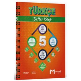 Mozaik Yayınları 5. Sınıf 2025 Türkçe Defter Kitap