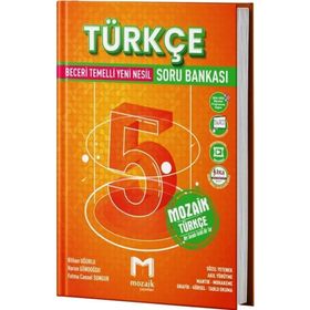 Mozaik Yayınları 5. Sınıf 2025 Türkçe Soru Bankası