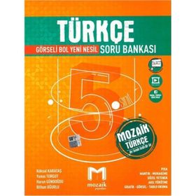 Mozaik Yayınları 5. Sınıf 2025 Türkçe Soru Bankası