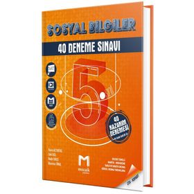 Mozaik Yayınları 5.Sınıf Sosyal Bilgiler 40 Deneme Sınavı