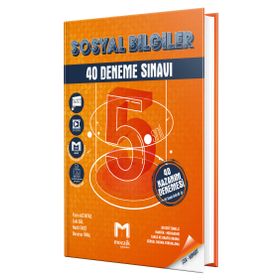 Mozaik Yayınları 5.Sınıf Sosyal Bilgiler 40 Deneme Sınavı