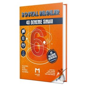 Mozaik Yayınları 6.Sınıf Sosyal Bilgiler 40 Deneme Sınavı