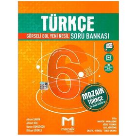 Mozaik Yayınları - 6. Sınıf Türkçe Soru Bankası