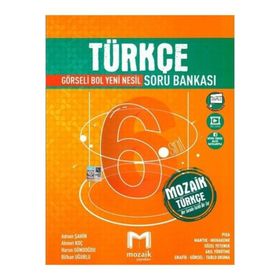 Mozaik Yayınları - 6. Sınıf Türkçe Soru Bankası