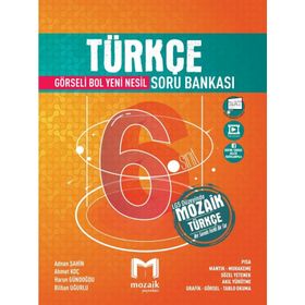 Mozaik Yayınları - 6. Sınıf Türkçe Soru Bankası