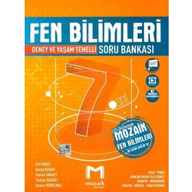 Mozaik Yayınları - 7. Sınıf Fen Bilimleri Soru Bankası