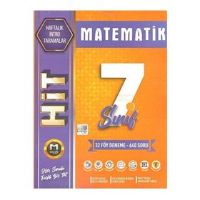 Mozaik Yayınları 7. Sınıf Hit 32'li Matematik Denemeleri 2024